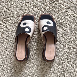 Paloma Wool Black and White Women's Sandals